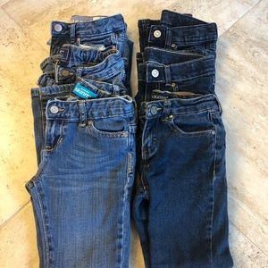 Little girls Blue Jean Bundle-Old Navy, Gap